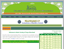 Tablet Screenshot of islamnd.org